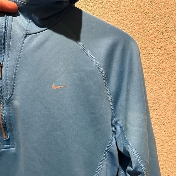 Nike Running Women's Long Sleeve Quarter Zip Pullover W/ Thumb Hole Size M - Picture 4 of 11